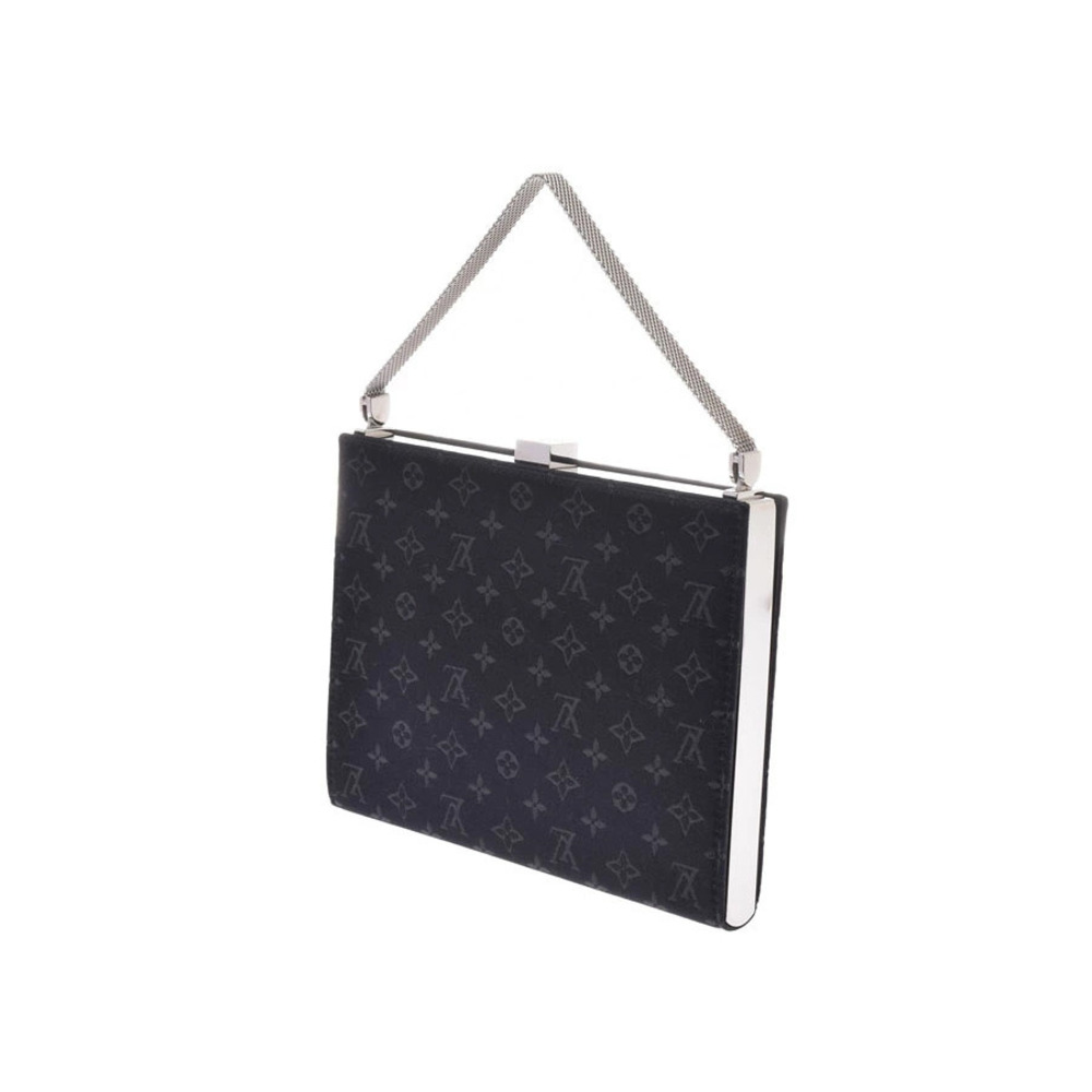 Louis Vuitton Mirror Handbag Satin Ange Black - Picture 1 of 11